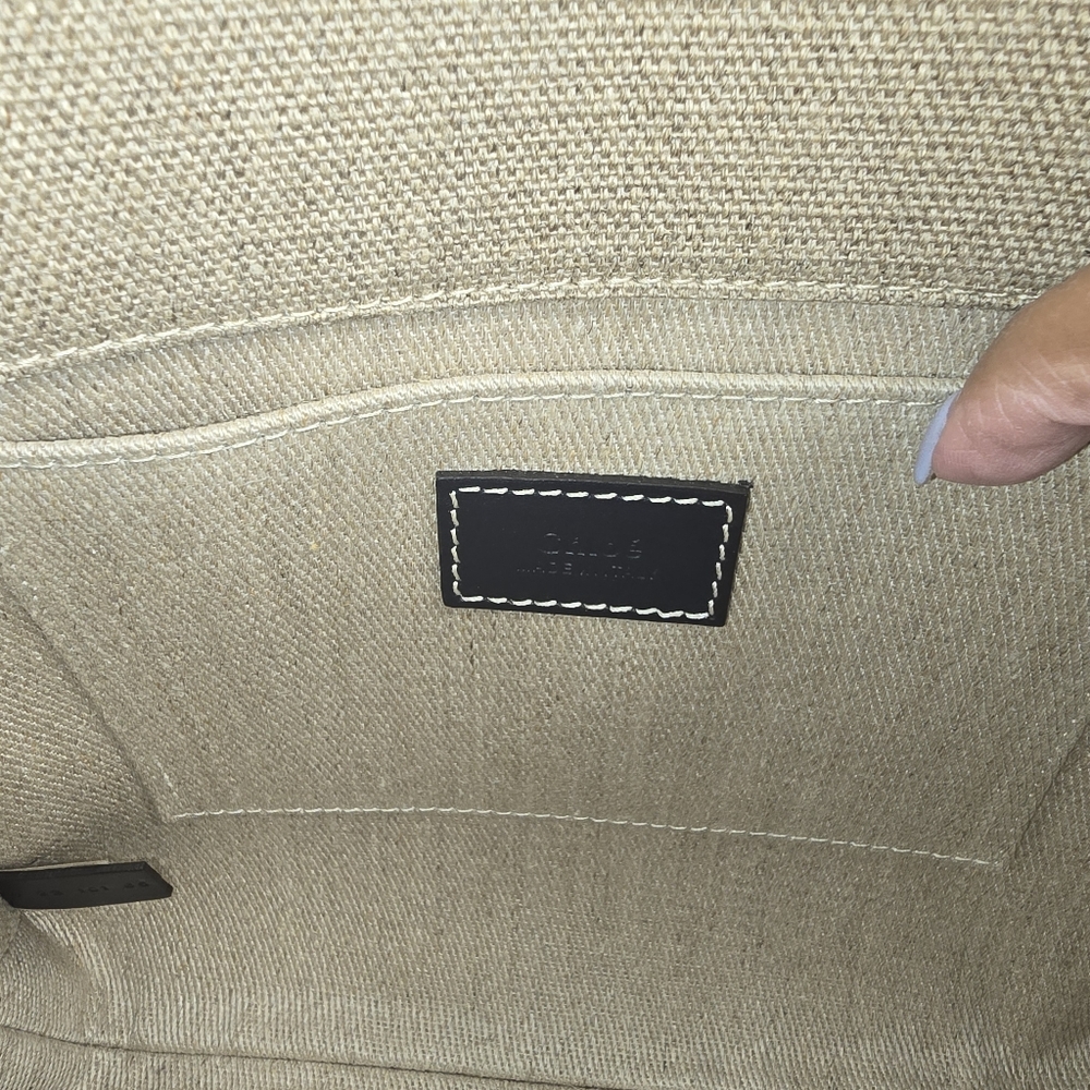 Chloé Small Woody Tote Bag in Beige and Blue - Picture 13 of 14